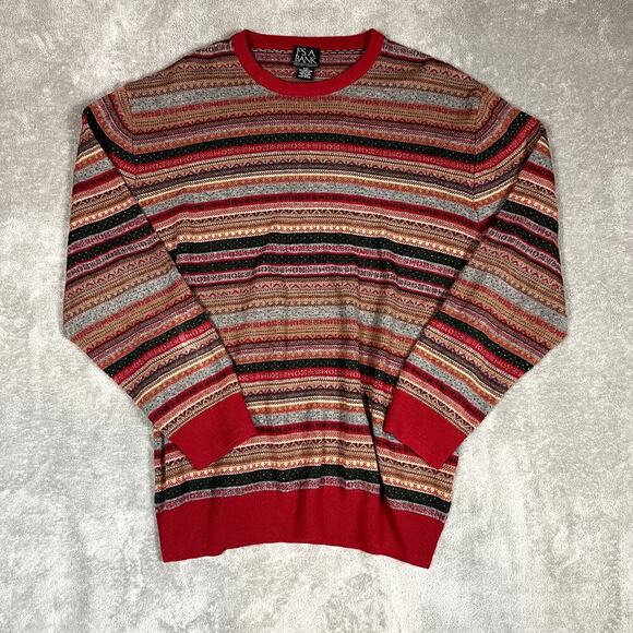 Jos Other - Jos A Bank Sweater Men's XXL Lambs Wool Gingerbread Holiday Old Money